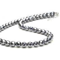 Terahertz Star 60cm Neck Stainless Terahertz Authenticity Raw Power Natural Ultra Far Health Benefits [OVER-9] Necklace, Cut, 8mm, Circumference,