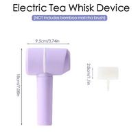 3 Gears Adjustable Matcha Tea Whisking Tools Electric Bamboo Brush Matcha Whisking  Device for Powder Coffee Tea(NO Bamboo Brush