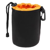 Waterproof Soft Neoprene Camera Lens Pouch Bag Drawstring Protector Case