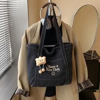 Large-capacity Water Bucket Bag - Trendy Tote Bag gray
