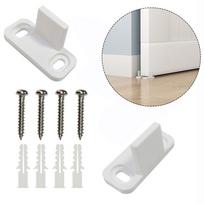 Plastic Adjustable Floor Guide Pair for Sliding Doors 2 Pieces with Screws to Stabilize Door Bottom and Prevent Swing China Mainland