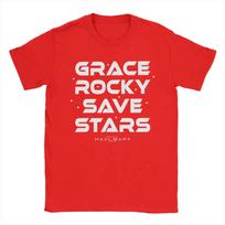Project Hail Mary Grace Eridani Rocky Star Retro Cotton Print Tshirt Summer UNISEX Women Cotton Hip Hop Style Kids Tshirt L