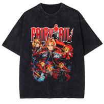 Fullmetal Alchemist Anime Tshirt Gothic Yk Vintage Washed Oversized T Shirt Short Sleeve Cotton Tees Tops Men Women Clothing S