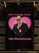 Pitbull Mr Worldwide Logo Tshirt XXL