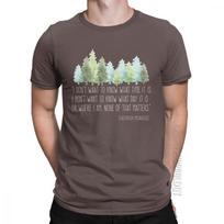 Into Wild With Christopher McCandless TShirt Unisex Hiking Camping Outdoors Basic Tees ONeck Cotton Clothes Gift T Shirts S