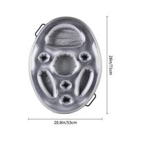Inflatable Drink Holder Thickened, Floating Cup Rack Portable Ice Tray with Cup Holder for Pool Party Summer