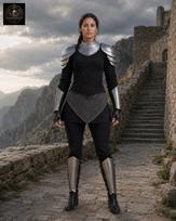 Women's Medieval Lady Knight Costume Fantasy LARP Cosplay Outfit