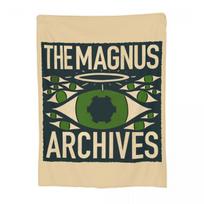 The Magnus Archives Logo Blanket Fleece Sofa Throw Blanket Multi-function Throw Blankets for Bedding Throws Bedspread Quilt Size: 75*100cm, Weight: 230 GSM