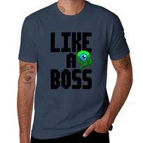 Like A Boss Tshirt Work Utility Short Sleeve Shirt S