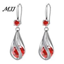 Lightweight Earrings 1 Pair Drop Cubic Zirconia Waterdrop Shape Long Smooth Surface Hook Banquet Dance Accessories Long-lasting