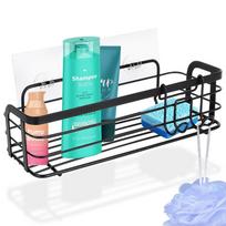 Black 2-tier dish drying rack 48x29x28.5 cm