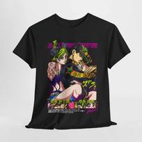 Jolyne Jotaro T-shirt Cujoh Kujo JoJo's Bizarre Adventure Anime JJBA Shirt S