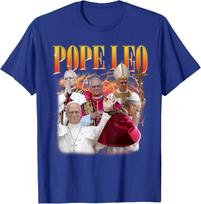 Da Pope From America Chicago Pope Leo XIV Funny Vintage Unisex T-Shirt S