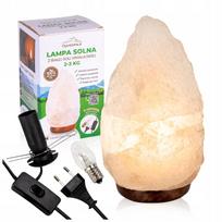 Salt lamp 2-3 kg white - natural Himalayan salt - air ionizer