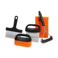 18-Piece Grill Cleaning Kit with Brush and Scraper, for BBQ and Removal One Size