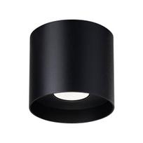 Round ceiling spot black Ø12 cm 1xGU10 10W MIKA SL.1281 Sollux Lighting