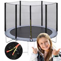 8 Pėdų TRAMPLINO TINKLAS 244/250/252 cm 6 STULPAMS STIPRUS IR PATVARUS