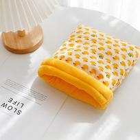 Hamster Fleece Bed With Cotton Material For Winter Indoor Resting Comfort Little Yellow Duck