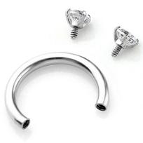 Hot Nose Lip Popular Stainless Steel Eyebrow Ear Septum Cartilage Ring Jewelry Helix Captive Hoop