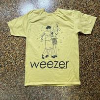 Vtg Weezer 90s Rock band Rare design Yellow Graphic T shirt S-5XL Unisex T-Shirt XXXL