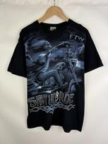 FTW Shut Up And Ride Liquid Blue Vintage Graphic Print Short Sleeve T Shirt Tee Unisex T-Shirt M