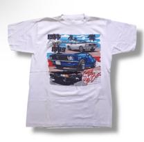 Vintage Ford Mustang T-Shirt White Tee Large Car Graphic Made in USA 90s NOS Unisex T-Shirt XXL