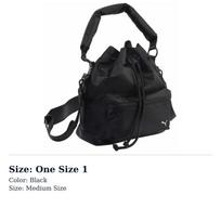 PUMA Polyester One Shoulder Handbag Regular Unisex Black 091110-01 One Size 1