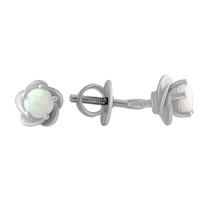 Sidabriniai auskarai su opalu 1.7ct (2072393)
