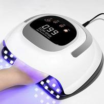 320W 72 LED galingas nagų džiovintuvas geliniams nagų lakams Profesionalus nagų džiovintuvo šviestuvas su laikmačiu Automatinis jutiklis Nagų dailės įrankis US balta