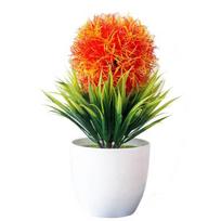 Imitation Snapdragon Flower Bonsai Delicate Exquisite Synthetic Artificial Balcony Flower Pot for Wedding oranžinė