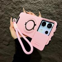 Armor Magnetic Case for Xiaomi 14T Pro With Lanyard Slide Camera Protection Shockproof Cover for Redmi Note 13 14 Pro Plus 5G 4G Redmi NOTE13 PRO 5G