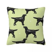 Flat Coated Retriever Throw Pillow anime girl christmas decorations for home 2023 12x12Inch