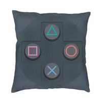 Home Decor Retro Gaming Icons Pattern Pillow Cover Pattern Cushion Cover Suitable for Sofa Bedroom Car Pillow Cover 16x16Inch
