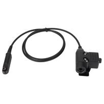 U94 PTT Adapter Cable 35.4in Walkie Talkie Headset Connector Cable Fit for Baofeng UV9R UV 9R Plus UV XR BF A58
