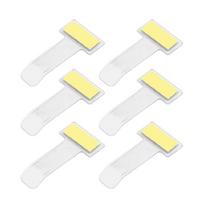 Auto Parking Ticket Clip Fasteners Permit Card Bill Holder Car Window Windscreen Glass Clips Stickers,Pack of 6 1