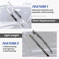 1 Pair For Volvo XC60 MK2  Car Front Bumper Bright Strip Chrome Plated 32227905 32227906