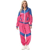 Vintage sports disco costumes, music festival party rock cos era dynamic hip hop performance costumes M