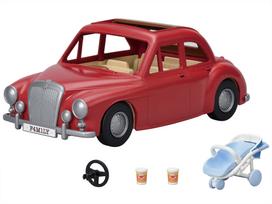 Sylvanian Families Išvykos šeima ST Mark Amžius 3 ir Žaislas Sylvanian Epoch  Smagus automobilis  V-05 Sertifikuotas, Į viršų, Lėlių namelis, Šeimos,
