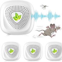 Outdoor Ultrasonic for Mice, Mosquito Repellent, Electric Ultrasonic Repellent, Anti-Mosquitoes, Indoors, Anti-Topps, Insects, Mosquitoes, Cockroaches Pack of 4 balta