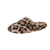 Winter Women Slippers Leopard Warm Fur Comfortable Clogs Soft Plush Flats Indoor Home Shoes Furry Casual Slippers Cotton Shoes 35