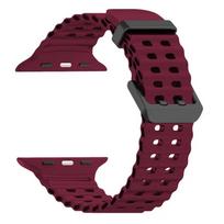 Silicone Strap for Apple Watch Ultra 2 49mm 46 45 44 42mm 38mm 41mm 40mm Sport Band for IWatch Series 9 8 7 6 SE 5 4 3 2 Correa 42mm 44mm 45mm 49mm