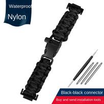 Skirta Casio G-SHOCK DW5600 GW-M5610 GW5000 nailoninė laikrodžio apyrankė GA100/110/120/300/400/700 drobės laikrodžio dirželis Apyrankės priedai 16mm 16mm black