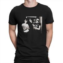 Vyriški britų post-punk roko grupės marškinėliai Bauhaus grynos medvilnės drabužiai Unikalūs trumpomis rankovėmis O kaklo marškinėliai Nauji marškinėliai S įvairiaspalvis