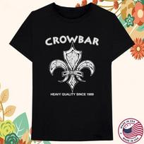 NEW CROWBAR Band Heavy Quality Since 1989 Cotton Black T Shirt S-5XL TU718 XXXXL gray