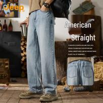 JEEP Men's American Classic Loose Straight Jeans L