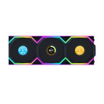 Lian Li UNI FAN SL-INF LCD FLEX Wireless Lüfter, ARGB und LCD - Reverse Blade, 120mm, schwarz, 3er-Pack mit Controller | LULI-184 | 4718466023674