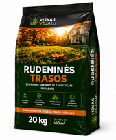 Rudeninės vejos trąšos NPK 5-15-25 SOP su kaliu, magniu, siera ir boru 20 kg