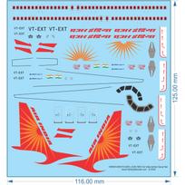 A320 NEO Air India Airline Decal Set - 1/200 - Water Decal