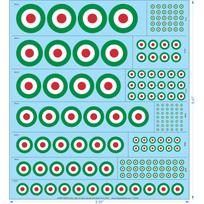 italy  Air force roundel & fin flash 1915-1922