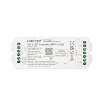 MiBoxer PW2 LED controller (20A, 12-48V, WiFi + 2.4 GHz) for single-color/CCT LED strips